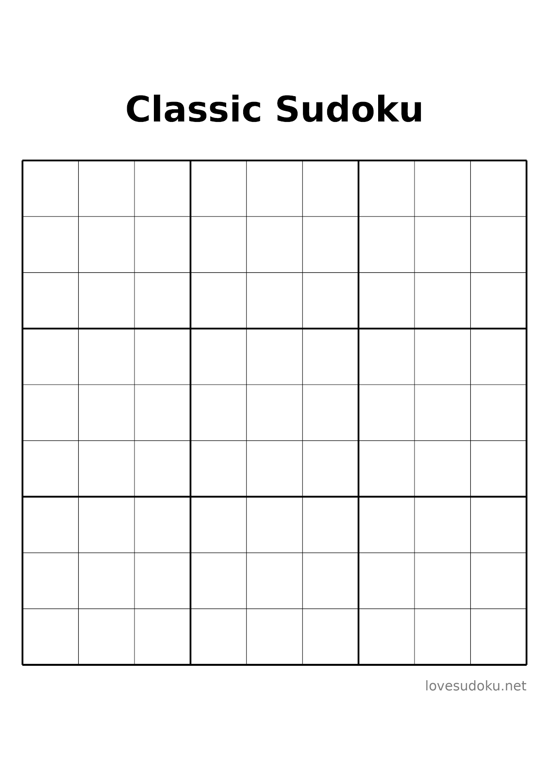 sudoku board